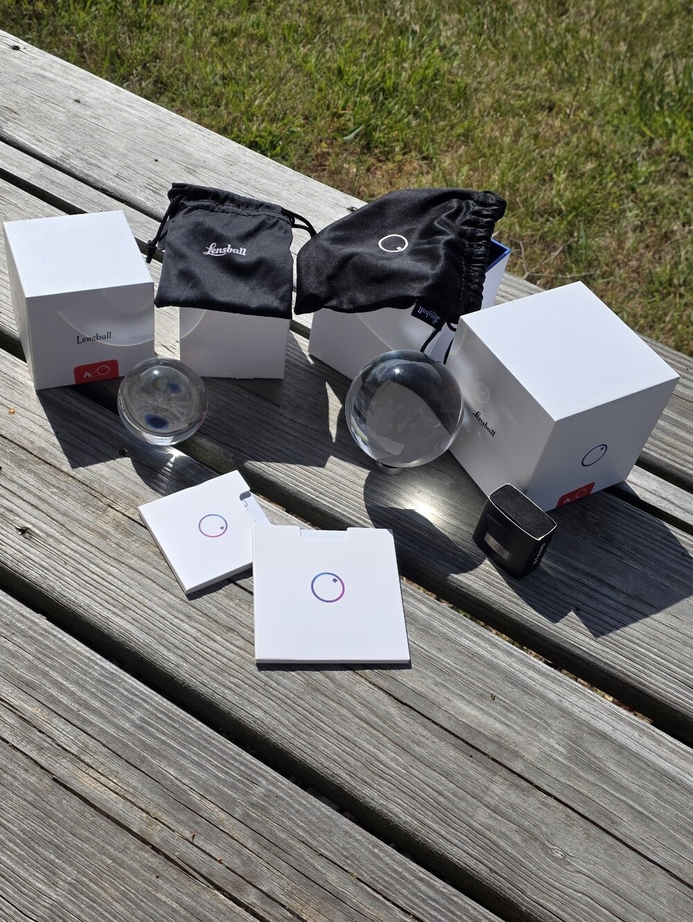 Lensball Crystal Photography Spheres with Pouches